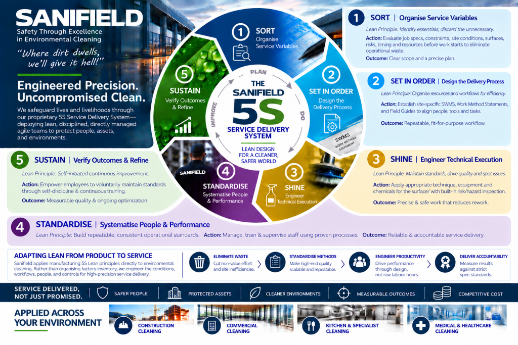 Sanifield 5S Managment